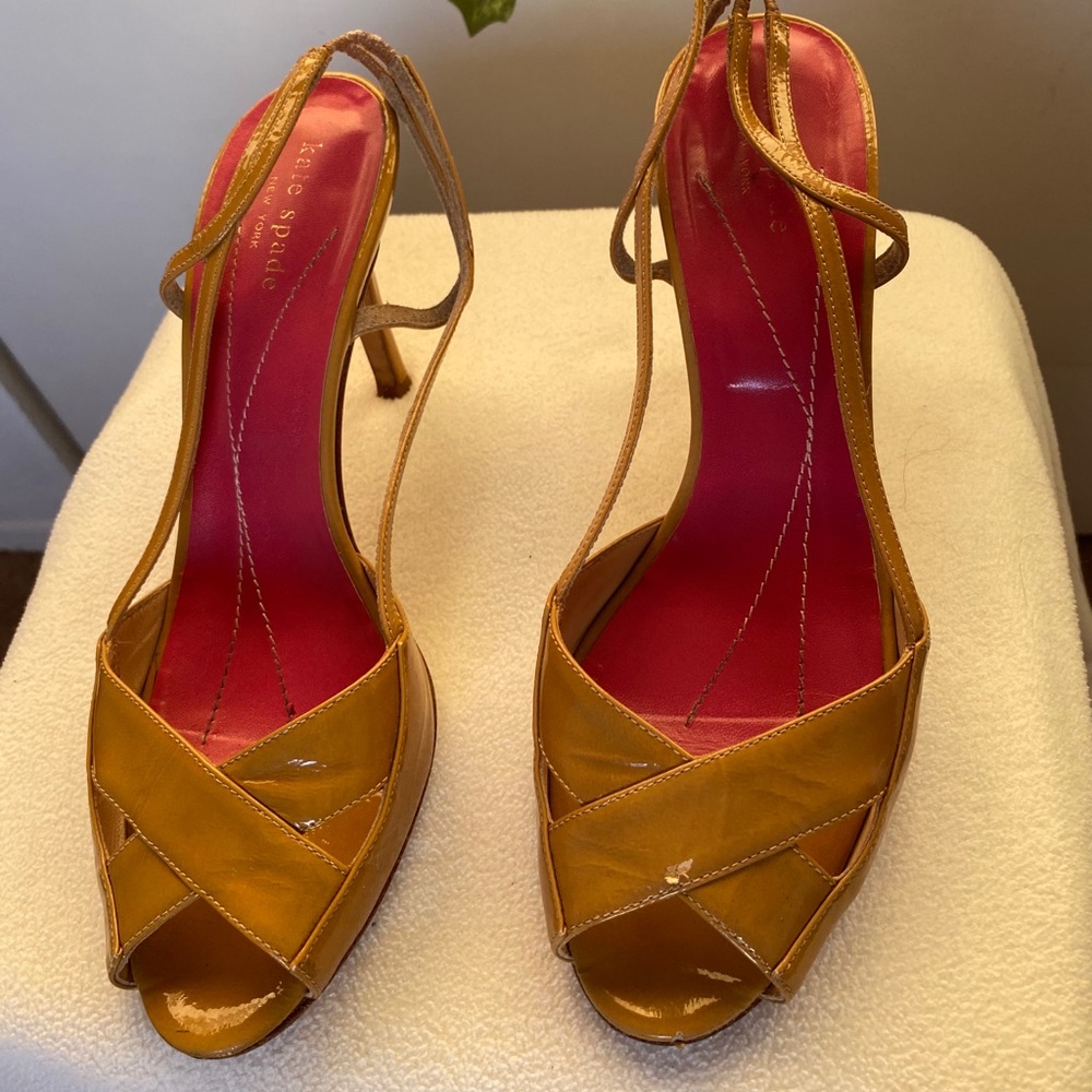 Kate Spade cross heels, size 8